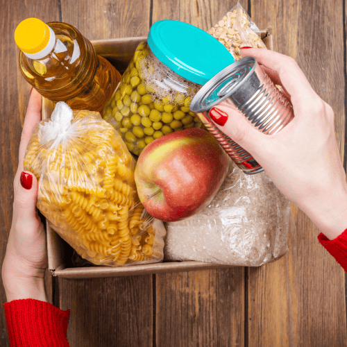 Food Supply Kit Assembly for Charity
