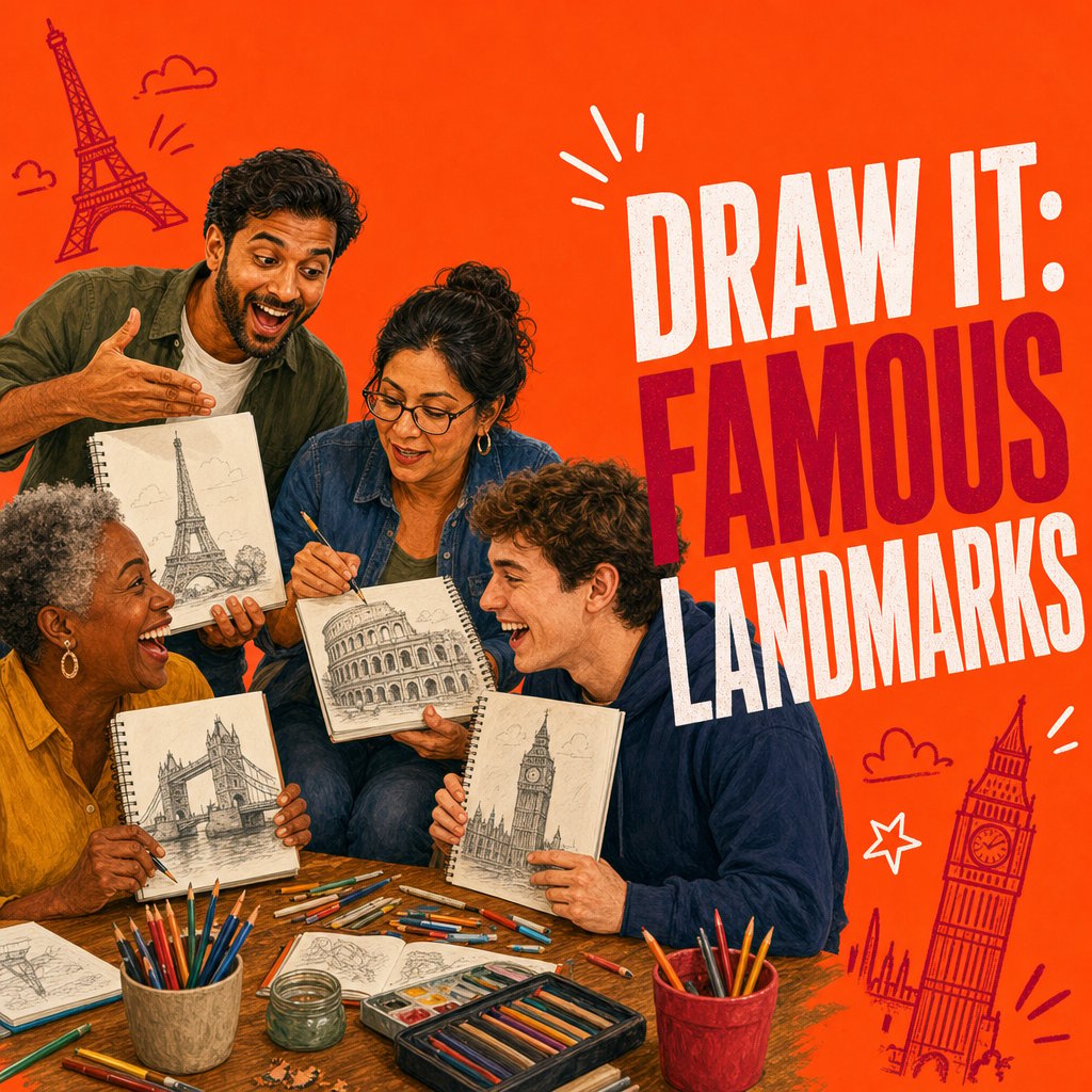 Draw It: Famous Landmarks