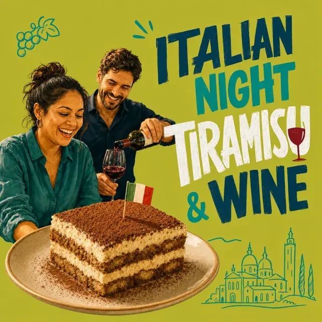 Italian Night: Tiramisu & Wine
