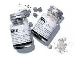 toothpaste bits