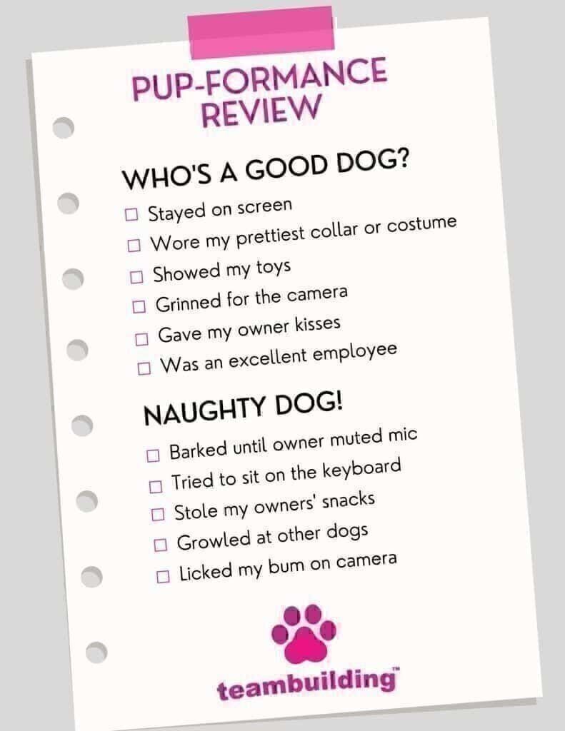Pup-formance Reviews Template