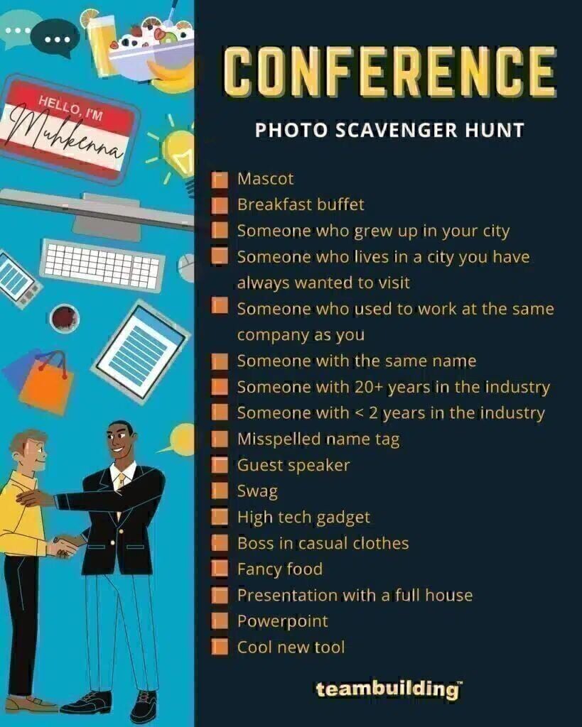 Conference Scavenger Hunt Template