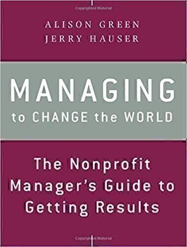 Managing to Change the World Book Cover