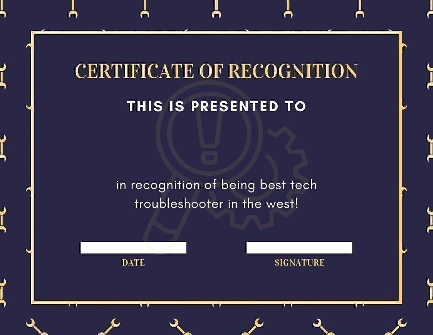 Online Award Certificate 2