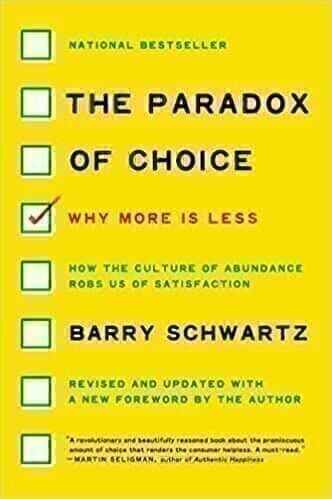 the paradox of choice book cover