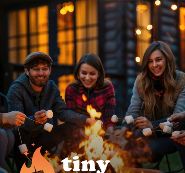 tiny campfire